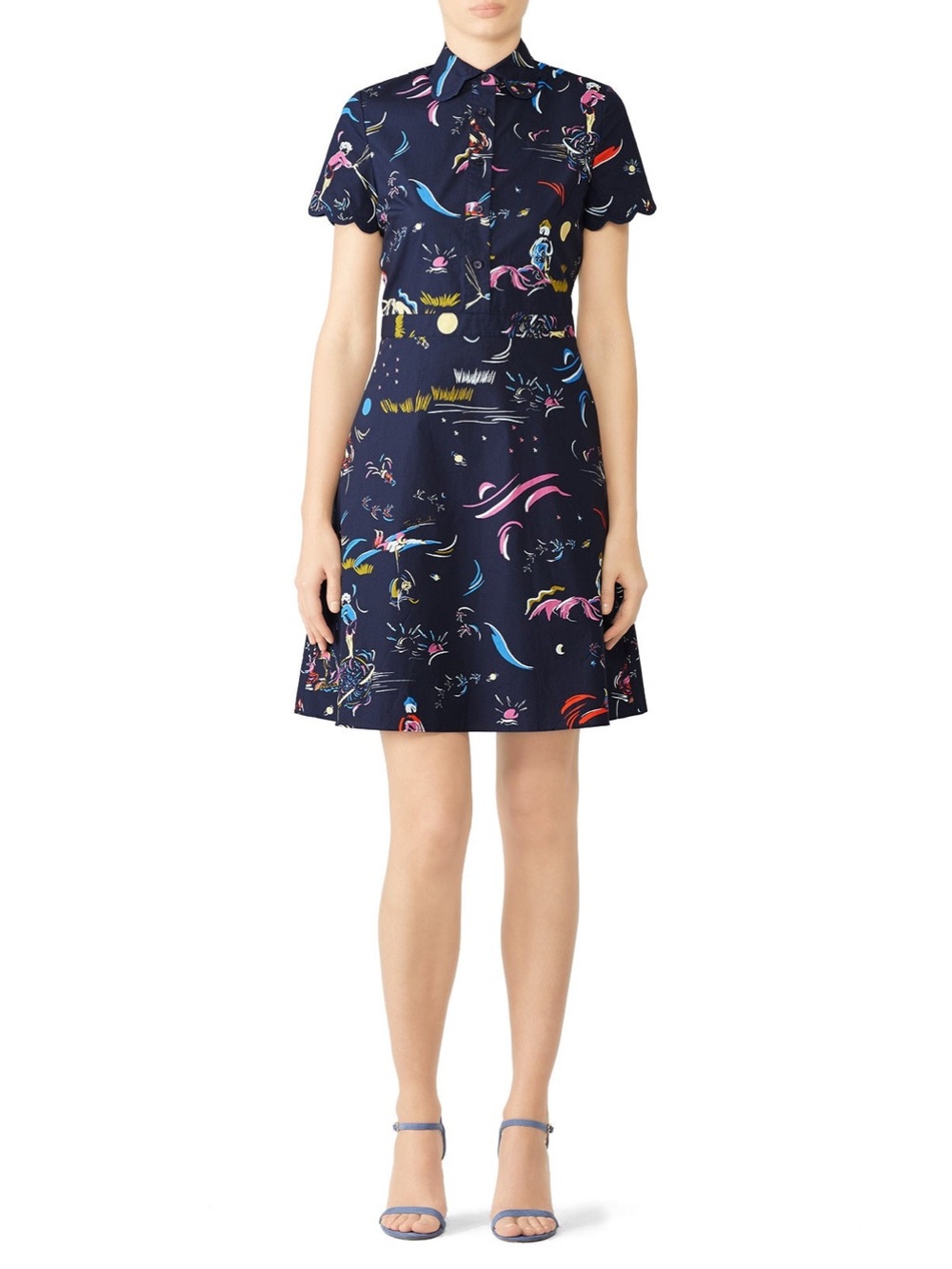 Tory Burch Scalloped Edge
Shirtdress